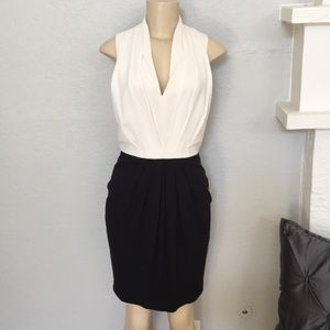 🦋 H&M Dress black and white shift